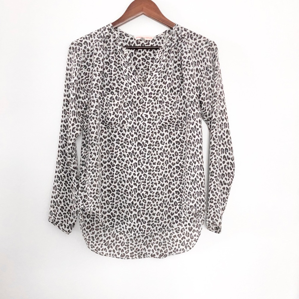 Rebecca Taylor Silk Printed Blouse